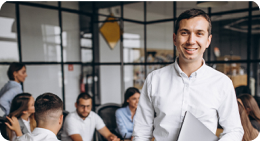 Profissional representando cursos de pós-graduação
